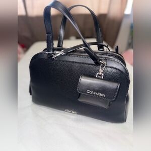 NWT Calvin Klein Black Leather Handbag
